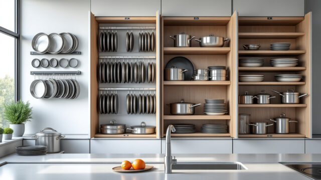 Astuces ingénieuses pour organiser parfaitement les couvercles en cuisine