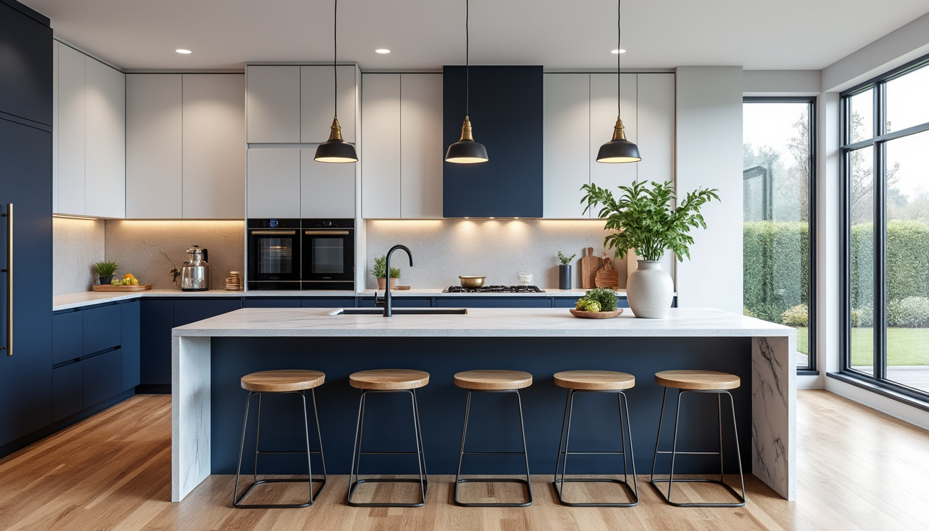 Inspirez-vous : idées créatives pour des cuisines bicolores élégantes et modernes